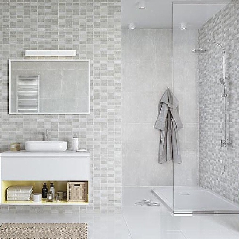 Marmo Mosaic Bathroom Panels The, Bathroom Wall Tile Panels