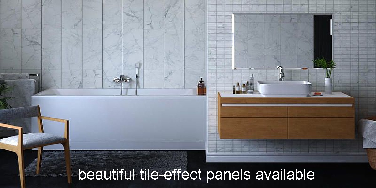 Panel Over Existing Tiles - The Bathroom Marquee